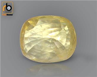 Natural Heated & Treated Certified Yellow Sapphire (Pokhraj) 2.94 cts. ( 67383 )